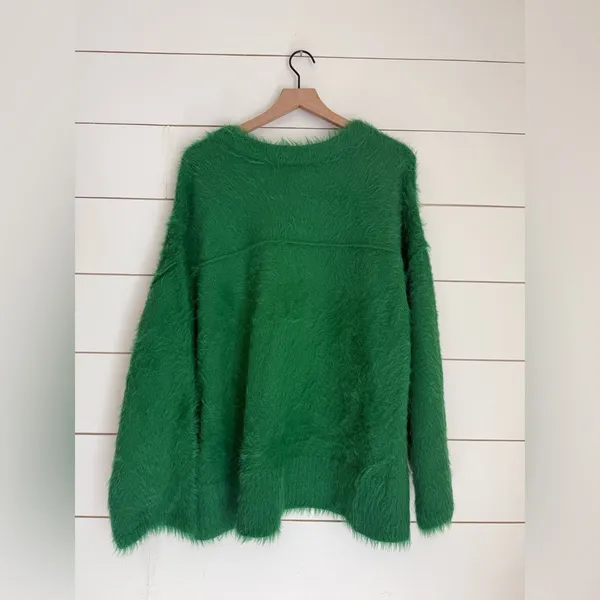 Harrison Bunny Fuzzy Pullover Crewneck Sweater - Image 10