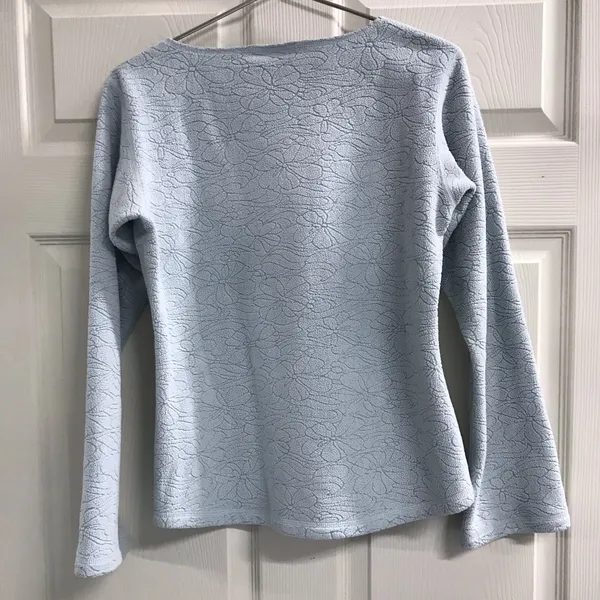 Patagonia Synchilla Light Blue Fleece - Medium EUC - Image 2