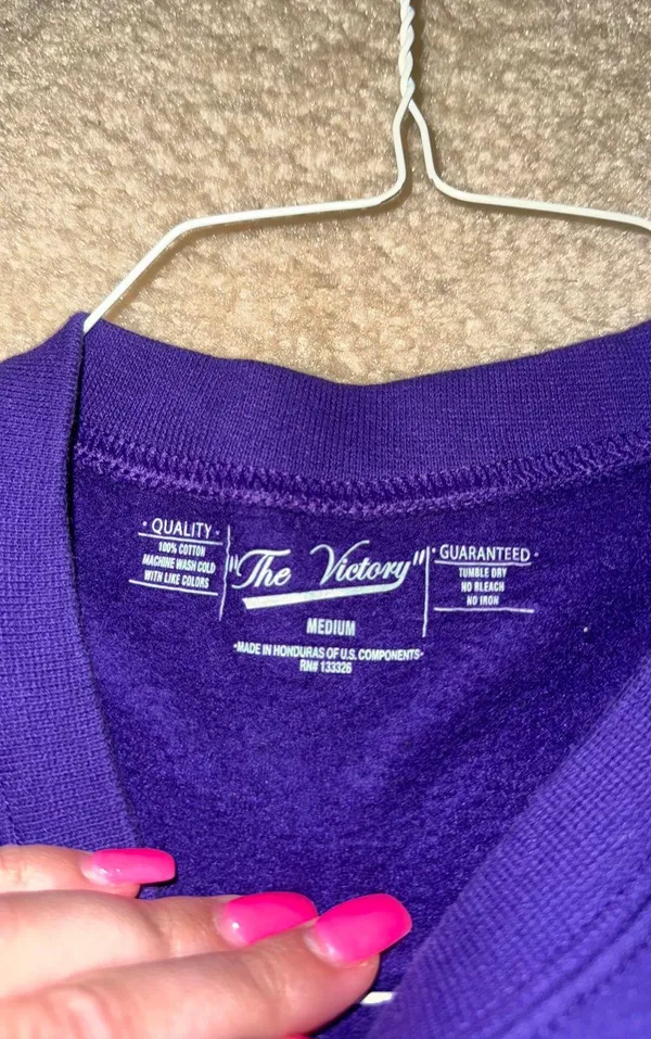 Northwestern Sweatshirt Purple Size M - Image 2