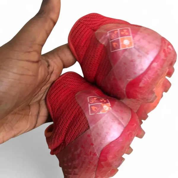 Under Armour UAF-0811 Cortane Jet Fuel Blur Red Pink High Octane Football Soccer Cleats Lace Up Boots Training Match Athletic Molded FG Film Ground - Image 6