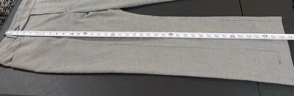 Lauren Ralph Lauren Black White Houndstooth Pants Size 12 Office Academia READ - Image 6