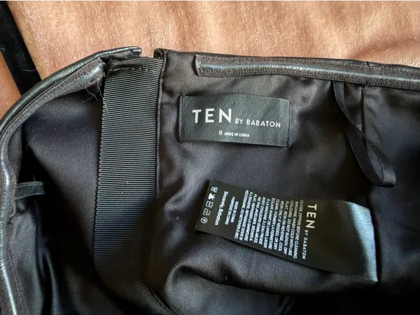 Ten by Aritzia Babaton leather bustier - Image 3