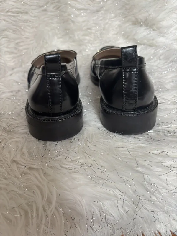 Sam Edelman Christy Black Slip-On Career Office Loafers Women's Size 7.5 US - Image 9
