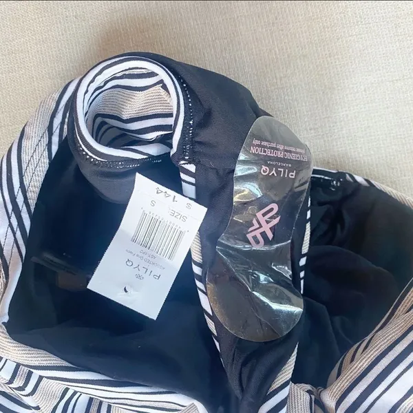 𝅺NWT PILYQ PQ Harbour Stripe Avery One Piece Swimsuit S - Image 6