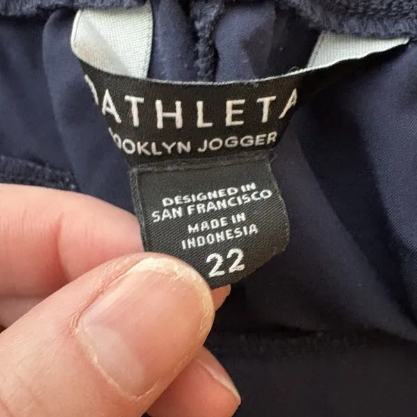 Athleta Brooklyn Jogger Ankle Pant Athletic Pull On Pant Womens Size 22 Womens - Image 4