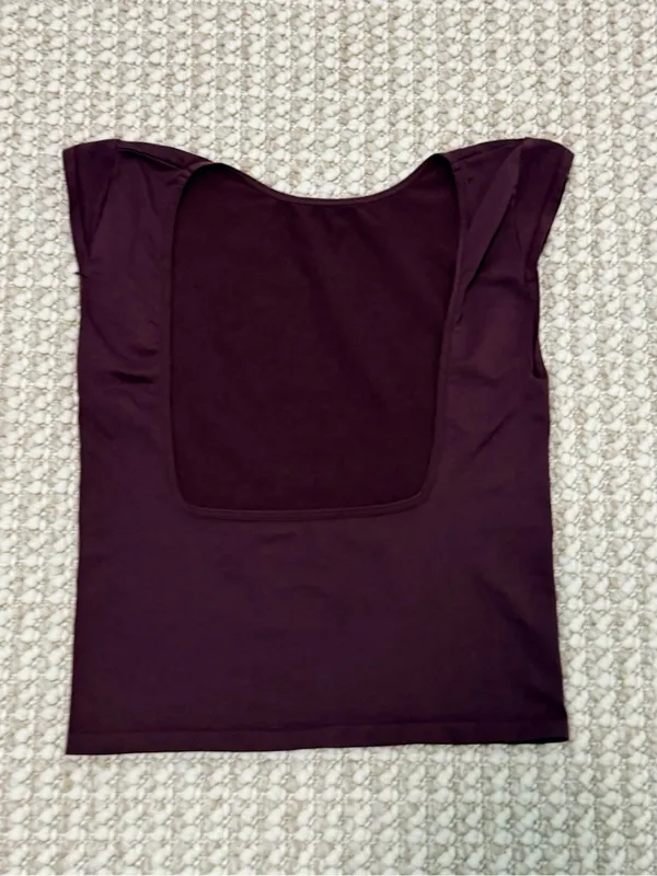 Free People Intimately open back tee size Medium - Image 8