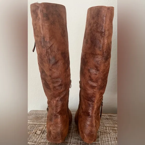 SOUTHERN FRIED CHICS Heeled Knee High Boots Size 6.5 - Image 6