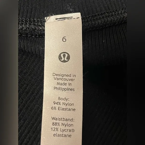 Lululemon Dance Studio Mid-Rise Cropped Black Pants Athleisure Adjustable Sporty - Image 14