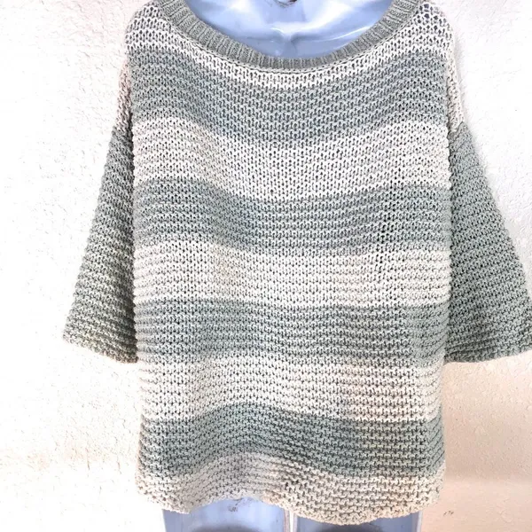 Free People Park Slope Stripe Off Shoulder Sweater - Image 5