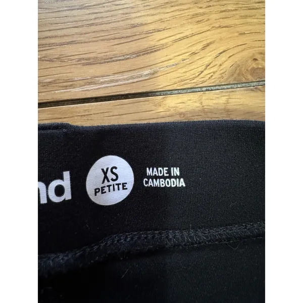 Betabrand Pants‎ Women Size XS Petitie Pull On Black Stretch Loungwear Office - Image 11