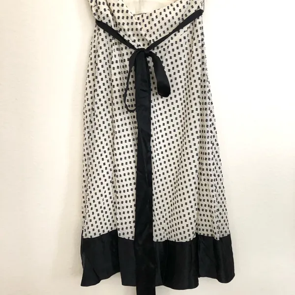 BCBGMAXAZRIA Silk polka dot halter dress - EUC!! 2 - Image 7