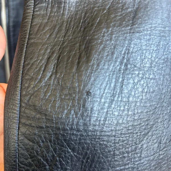 Wilsons Leather Black Zip Front Jacket Women’s Medium Genuine Leather Classic M - Image 6