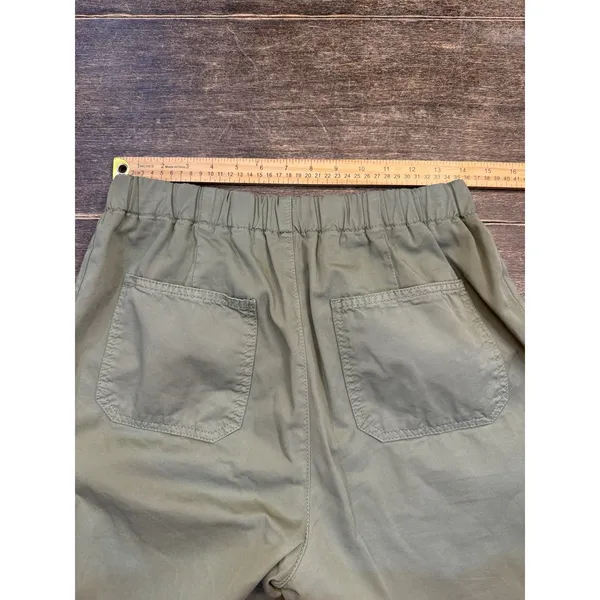 Free People Size Medium Green Cadet‎ Pull-On Jogger Pants Utility Boho - Image 8