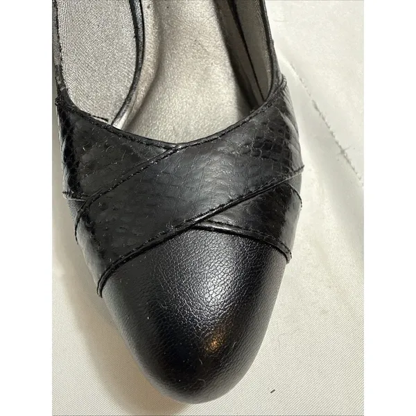 Life Stride Comfort Wedge Shoes Women's 7.5 M Black Dress Shoe Pump - Image 2