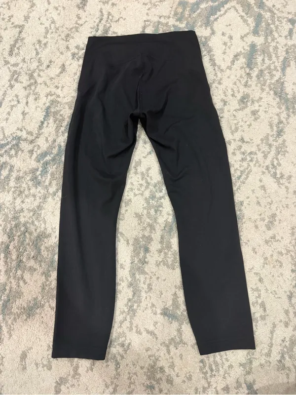 Lululemon InStill High-Rise Crop 23” Nulu Black Leggings Size 6 - Image 4