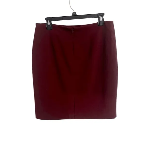 2000s Forever21 Maroon Pencil Skirt | Red Vintage Y2K | Size Large - Image 2
