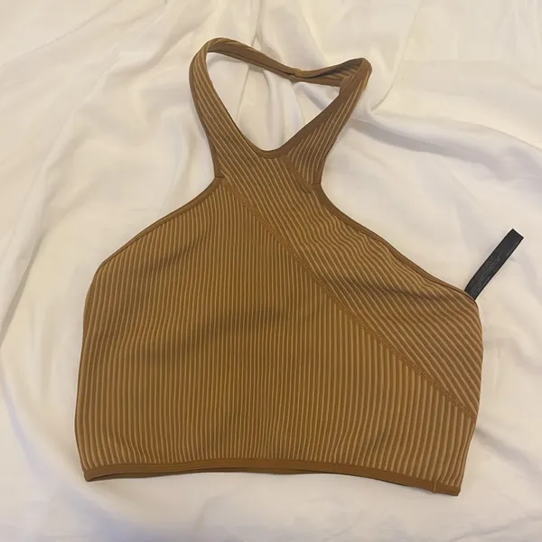 Urban Outfitters Out From Under Harmony Engineered Rib Halter Bra Top Size M/L - Image 5