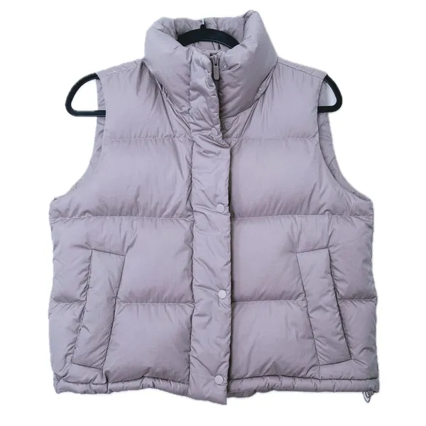 Lululemon Womens Wunder Puff Cropped Vest Size 4 Natural Ivory Outdoor Hiking - Image 3