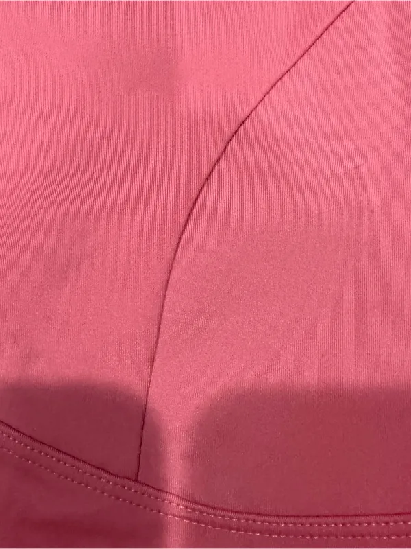 Girlfriend Collective Pink Longline Sports Bra - Image 4