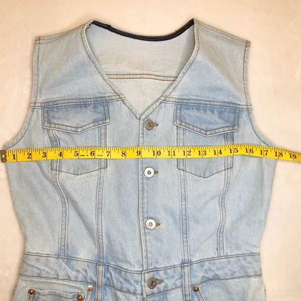 Unpublished Wyatt Twin Flame Denim Maxi Dress Size Medium - Image 5