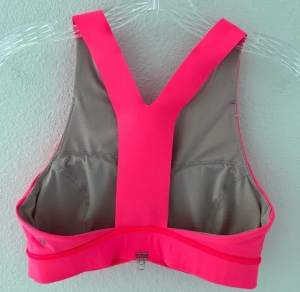 Lululemon Fast & Free Bra (Nulux) Razzle Size 6 Sports Bra - Image 9