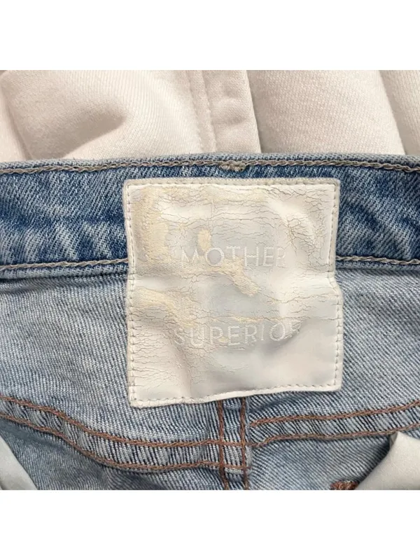Mother Superior Distressed Stone Blue Jeans Size 26 - Image 2