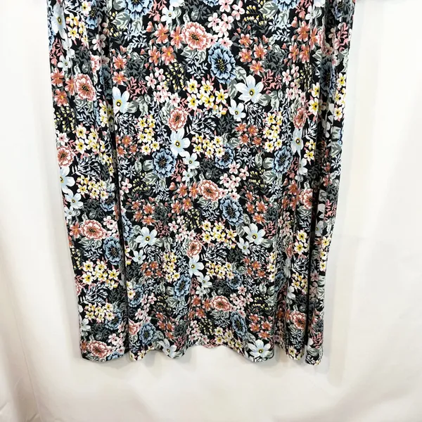 Loft Plus Size‎ 14 Dress Modest Cottagecore Ruffle Shift Smocked Feminine 1819 - Image 4