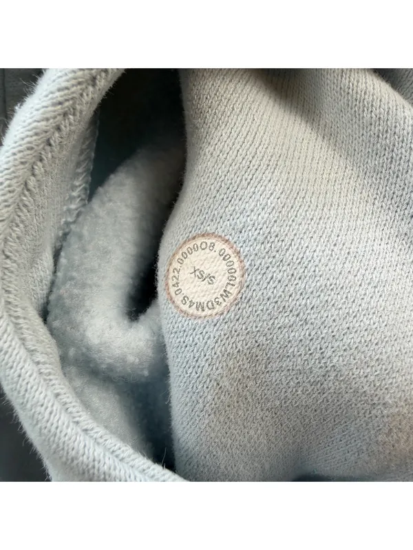 Lululemon Scuba Half Zip Hoodie XS/S Light Blue Cropped - Image 4