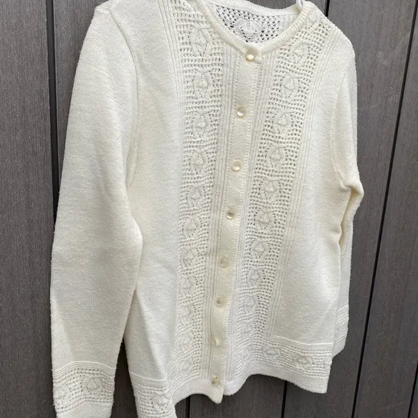 Vintage‎ Cardigan Sweater - Image 3