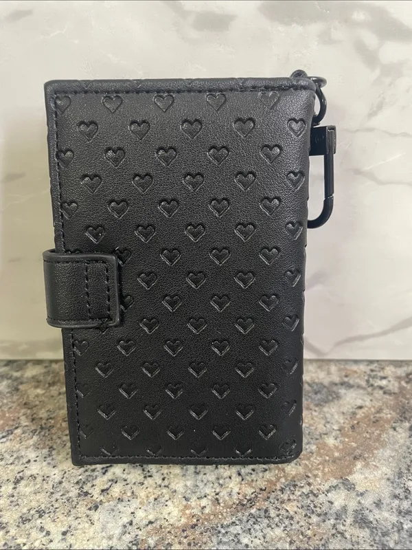 Betsey Johnson Luv Betsey Xoleah Black Card Case Wallet - Image 2