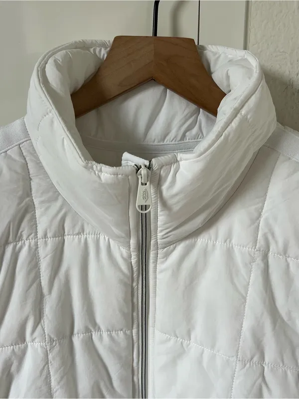 Free People Pippa Packable Puffer White Jacket in White NWT - Image 5