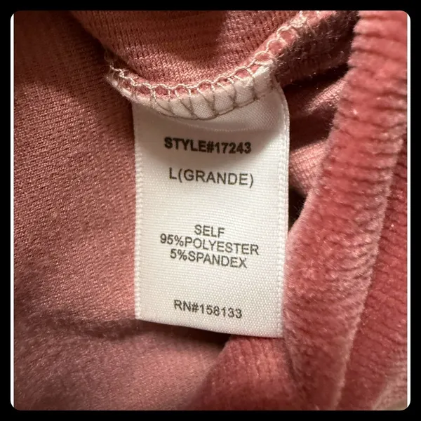 Staccato Pullover Women Large Multicolor Corduroy Quarter Zip Sweatshirt - Image 4