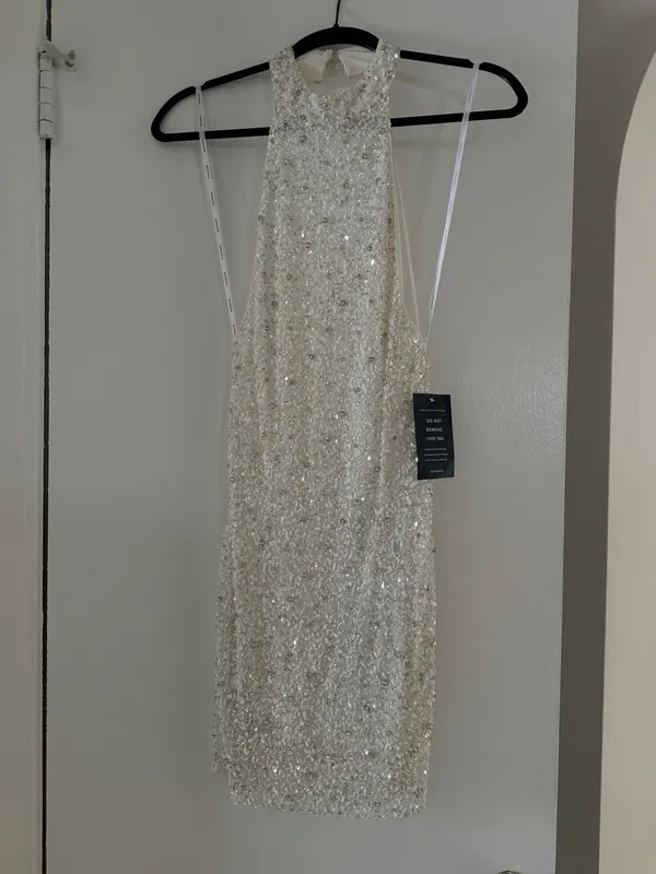 Retrofête Olivia Sequin Mini Dress - Image 4