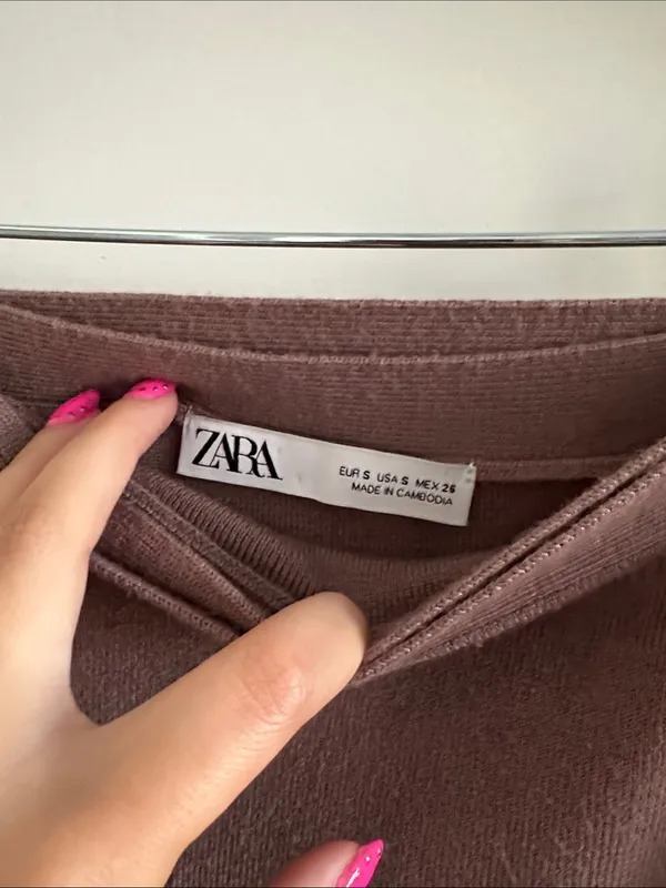 Zara mauve wrap skirt - Image 3