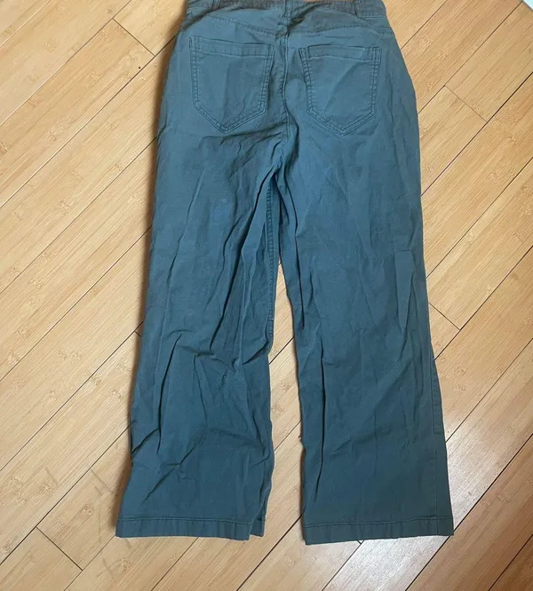 Old Navy Green High Rise Wide Leg Pants - Image 3