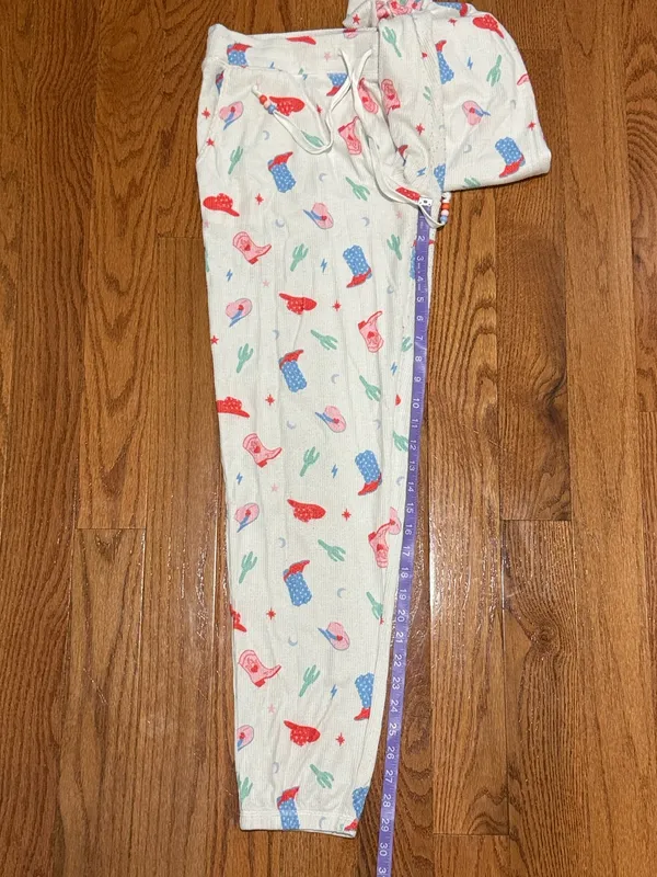 P.J. Salvage American Honey Cowboy Print Pajama Set - Image 10
