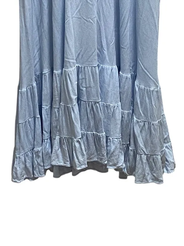 Selfie Leslie Desert Rose Maxi Dress Ice Blue Size XL Cottagecore Spring Boho - Image 7