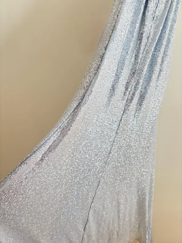 Windsor Prom Dress Sequin Silver Blue - Image 5