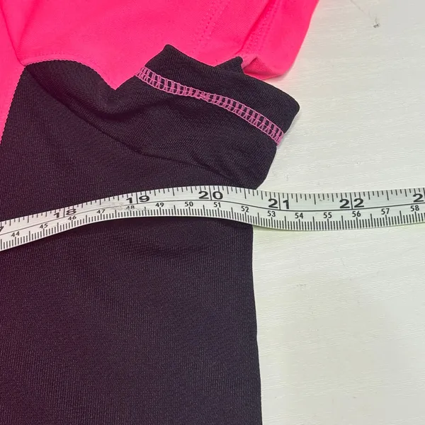 Tek Gear DryTek Hot Pink Athletic Tee XL Mesh High-Low Workout - Image 5