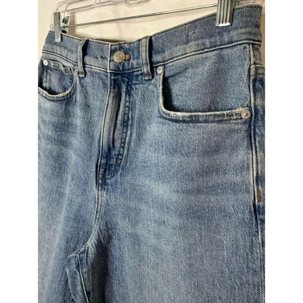 Madewell The '90s Straight Jean rondell wash Women's sz. 28 - Image 8