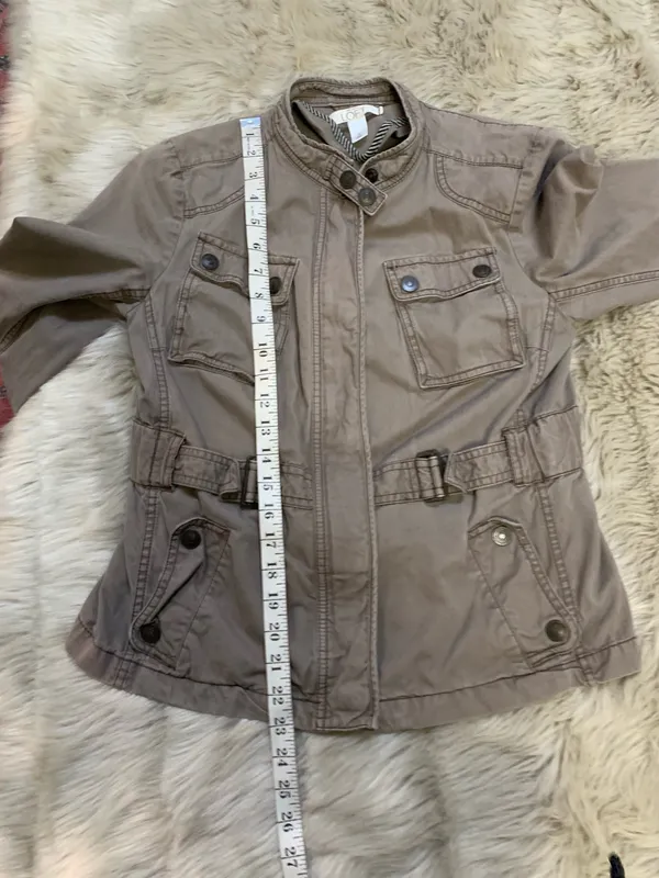 LOFT Women's Military Style Utility Jacket Size 6 - Image 5