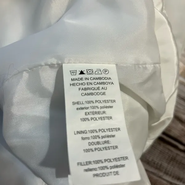 Michael Kors White Quilted Classic Layer Vest Size Medium - Image 4