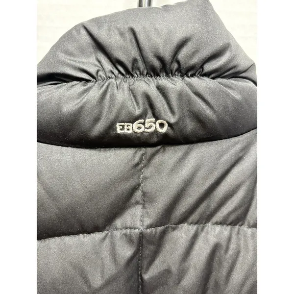 Eddie Bauer EB650 Lightweight Packable Down Puffer Black Vest Women’s Size M - Image 5