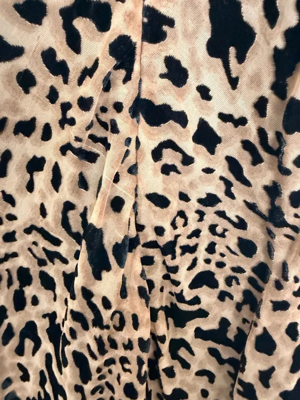 Forever 21 Leopard Print Velvet Burnout Mini Slip Dress - Image 6