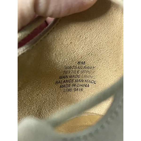 Nine‎ West Womens Signmeup Lace-Up Ballet Flats Leather Shoes Size 8M S-351 - Image 9