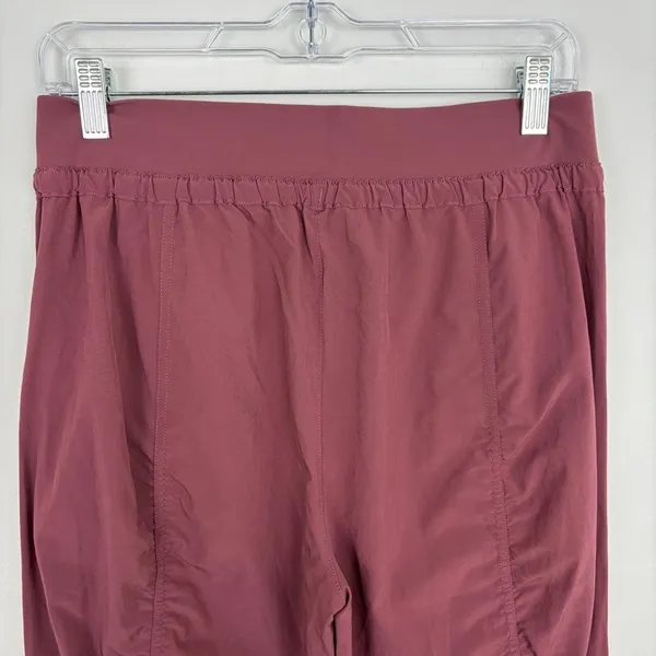 Athleta Attitude II Pant Jogger Tapered Mid Rise Mauve Athleisure Casual Size 8 - Image 8