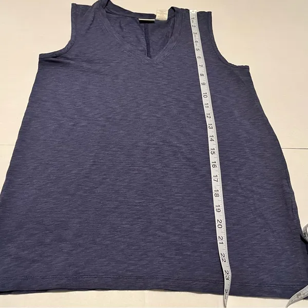 St. Tropez West‎ Womens Size Small Blue Sleeveless Top Shirt Modal Blend Coastal - Image 6