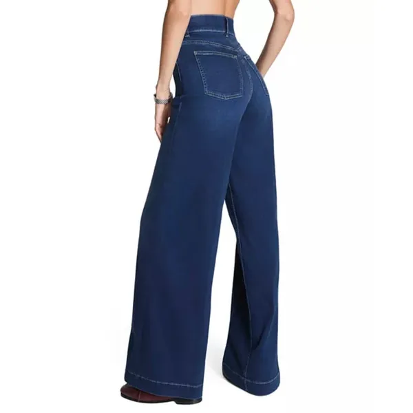 Spanx SPANXshape EveryWear Wide Leg Jeans Pull On Pacific Wash XLP XL Petite‎ - Image 3