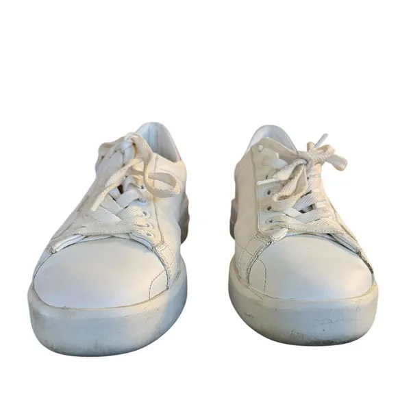 Golden Goose Pure Star‎ White Leather Pink Glitter Sneakers Luxury size 37 - Image 3