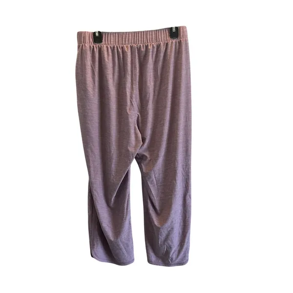 Duluth Trading Co purple lounge pants Medium travel comfy - Image 3